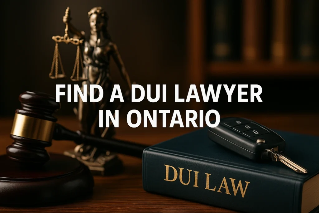 DUI Lawyers in Ontario