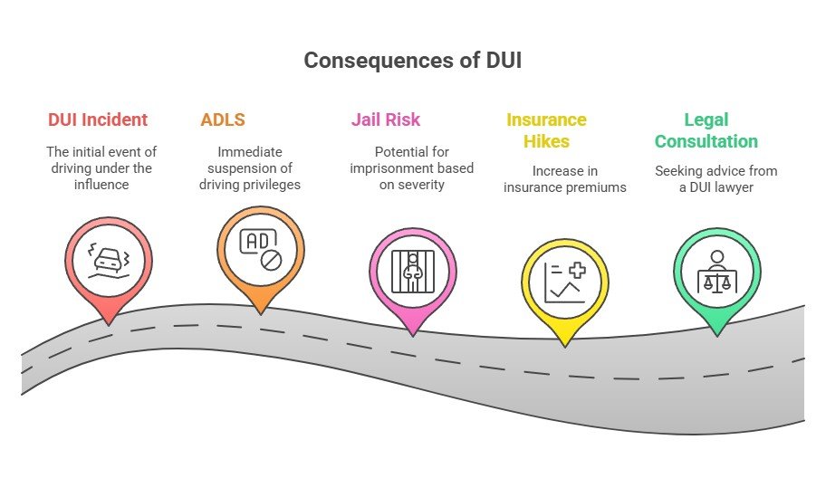Immediate Fallout: ADLS, License Suspension, Insurance Hikes, Jail Risk